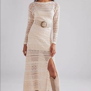 Crochet Maxi Dress by Anthropologie - Size Large